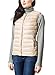 XPOSURZONE Women Packable Down Compact Vest Outdoor Puffer Vest Cream Tan L