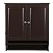 go2buy Wall Mounted Medicine Cabinet Kitchen/Bathroom Wooden Hanging Storage Organizer, Espresso