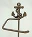Standing Cast Iron Anchor Toilet Paper Holder Nautical 28