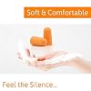 Hearing-Protection-Disposable-Foam-Earplugs-Set-By-Soft-Safe–Perfect-Steady-Fit–32db-Sound-Suppression–50-Individually-Wrapped-Pairs–Ideal-For-Sleeping-Musicians-Workers-More–Orange Hearing-Protection-Disposable-Foam-Earplugs-Set-By-Soft-Safe–Perfect-Steady-Fit–32db-Sound-Suppression–50-Individually-Wrapped-Pairs–Ideal-For-Sleeping-Musicians-Workers-More–Orange