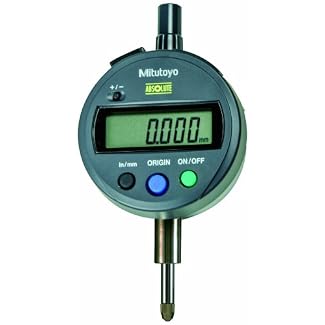 Mitutoyo 543-783 Absolute Digimatic Indicator, ID-S-Type, Lug Back, #4-48 UNF Thread, 3/8″ Stem Dia., 0-0.5″ Range, 0.0005″ Resolution, +/-0.0008″ Accuracy, Meets IP42 Specifications