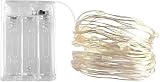 Dalugo Pink Fairy Lights 50 LED Battery Powered for Bedroom Party Christmas view 6