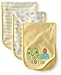 Gerber Unisex-Baby 3 Pack Terry Burpcloths Frog