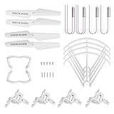 HB HomeBoat® Syma X5 X5c X5c-1 Quadcopter Full Set replacements 4*motors Propellers Landing Skid Protectors Motor Basse