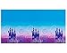Cinderella Printed Plastic Table Cover Disney Princess Tableware Decoration (1 Piece), Blue/Pink, 54