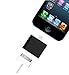 CELL-TECH 8 pin to 30 pin Black Adapter For Apple iPhone 6plus/6/5s/5c/5 4 4S iPod iPad (2 Pack)