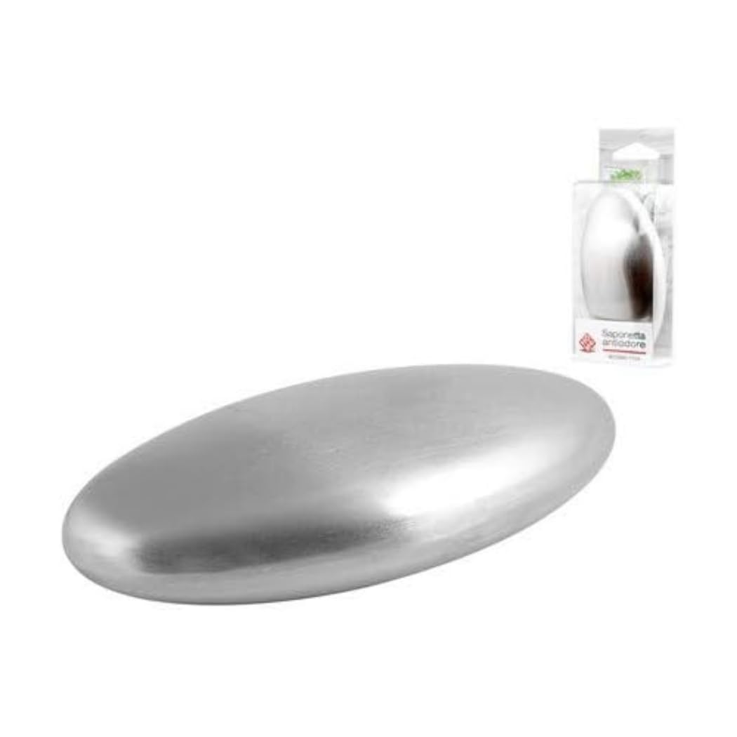 Home Anti-Odour Soap Dish, Steel, Metal, 17 x 3 x 7 cm
