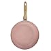 Country Kitchen 11” Nonstick Aluminum Frying Pan with Soft Touch Silicone Handle – Marble Pink