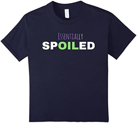 Kids Essentially Spoiled doTERRA Inspired T-shirt 6 Navy