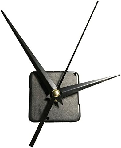 JISNKEI Hands Quartz DIY Wall Clock Movement Mechanism, Clock Repair Replacement, 16/25Inch Maximum Dial Thickness, Clock Parts Repair Kit, Mute Scanning Battery Operated/Jump Seconds Movement