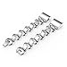 for Fitbit Charge 2,Fitbit Replacement Metal Bands for Fitbit Charge 2 (Silver with White)