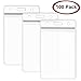 Premium Vertical ID Name Badge Holder 100 Pack - Clear Plastic Nametag ID Card Holder, Resealable, Waterproof - Business, School, Events Favors