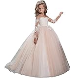 Kalos Dress Shop Lace Bodice Tulle Puffy Flower