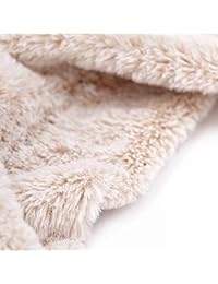 accsa Women Winter Soft Faux Fur Wrap Collar Shrug para abrigo de invierno
