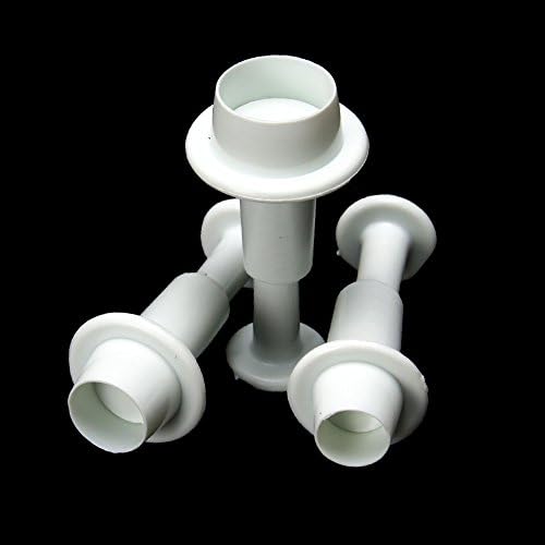 3 PCS Round Shape Plunger Chrismas Fondant Cookies Cutters Modelling Mould Paste Sugarcraft Decorating