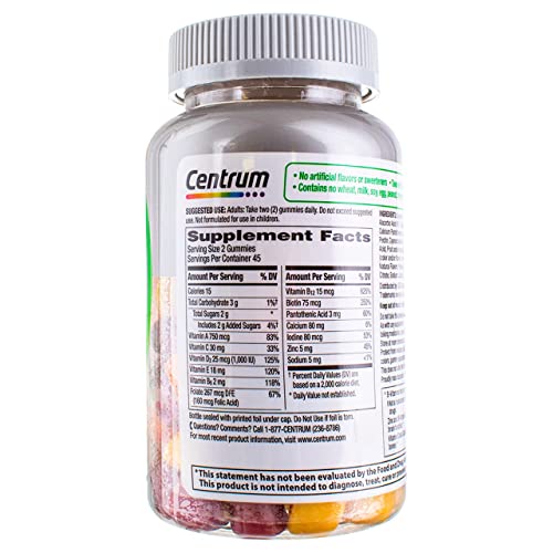 Centrum MultiGummies Gummy Multivitamin For Adults 50 Plus