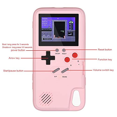 image for LayOPO Gameboy iPhone Case, iPhone Case Game Console with 36 Small Gam