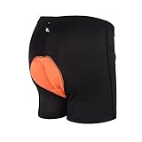 Xcellent Global High Grade 3D Padded Low-waist Riding Bicycle Cycling Underwear Shorts Underpants - Breathable, Lightweight, Flexible for Male and Female FS026M