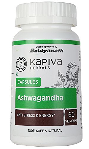 Kapiva Organic Ashwagandha Supplement 60 Veggie Capsules - for Stress Removal and Combating Fatigue Kapiva Organic Ashwagandha Supplement 60 Veggie Capsules - for Stress Removal and Combating Fatigue