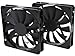 140mm Case Fan 2-Pack Computer Case Fan with Advanced Fluid Dynamic Bearing for Ultra Quietness and Silent Operation Standard 140 mm Case Fan 2 Pack with 3 Pin & Molex / LP4 Connectors