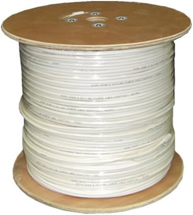 Orange Sources UL Listed White 500Ft RG59+DC Copper Siamese Cable CCTV Power Pull box OCAC2031W