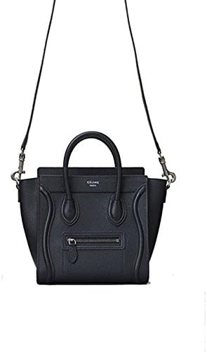celine medium luggage phanton bag in baby grained calfskin (black)