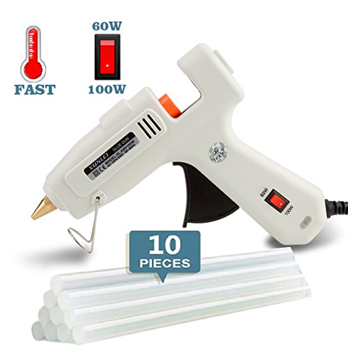 Hot glue gun with glue sticks for crafts dual temp glue…