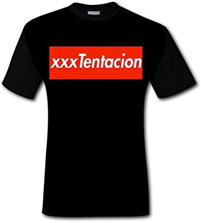 enrgbnhzad 321 Men's Casual Graphics Xxxtentacion Logo 3D Printed T-Shirts Short Sleeve Tops Tees XXL