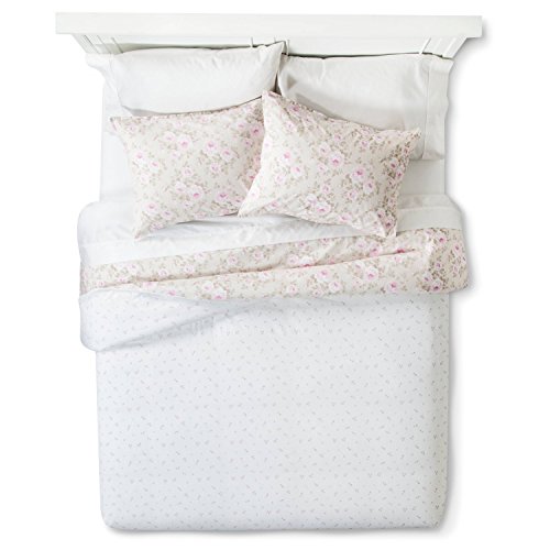 Chic Simply Shabby Chic Rose Floral Dutchess Blossom 3 Piece Duvet