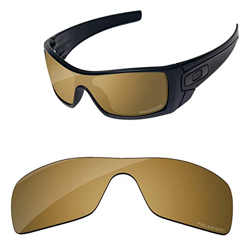 PapaViva Replacement Lenses for Oakley Batwolf Bronze Golden - Polarized