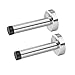 AUSHEN Wall Door Stopper 3.74inch Stainless Steel Wall Mount Brushed Finish Diy Door Stopper Rubber Tip (2pcs)