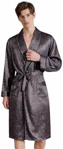 mulberry silk dressing gown Womens Silk Kimono Robes Long Mulberry Silk Dressing Gown Green / One size fits most