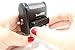 ExcelMark Fragile Handle with Care - Self Inking Rubber Stamp - Red Ink