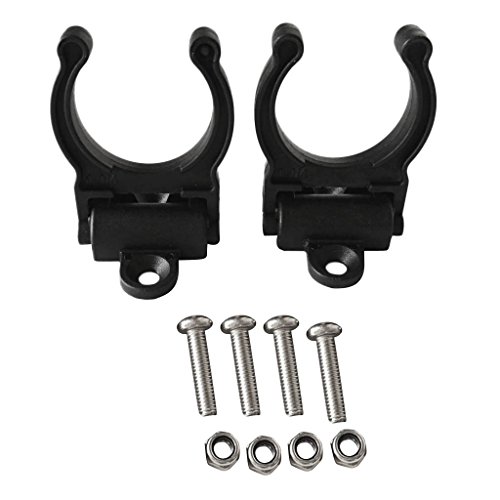 image for MagiDeal 2 Pieces Nylon Kayak Marine Boat Rubber Canoe Paddle Fishing 