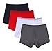GOLDEN MAPLE Men's 3-Pack/4-pack Boxer Brief (meidium/31-34 navy/black/white/red)