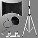 AxcessAbles Recording Studio Microphone Isolation Shield with Tripod Stand 4ft to 6ft 6