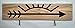 Customizable Arrow of Light Plaque Style #2 with Black Arrow and Rays Inlay