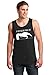 Ann Arbor T-shirt Co. T-REX NO Like Push-UPS | Funny Adult Weight Lifting Workout Cross Train Tank Top(Large) Black