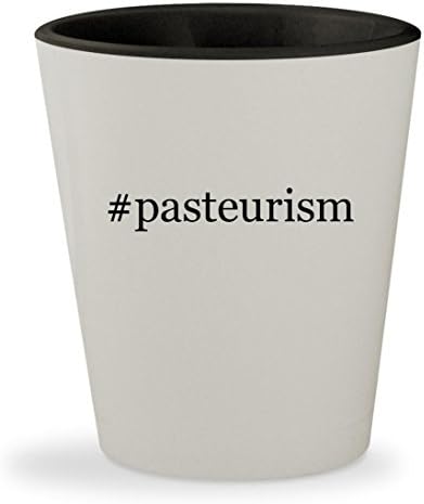 #pasteurism - Hashtag White Outer & Black Inner Ceramic 1.5oz Shot Glass