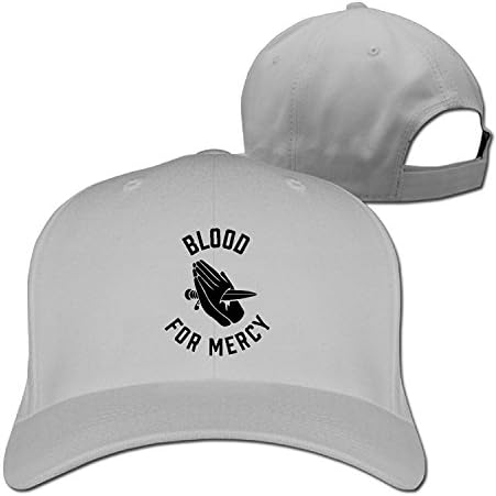 Unisex Yellow Claw Blood For Mercy Hands Plain Baseball Cap Blank Hat Solid Color