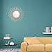 Jingolden Rattan Dressing Mirror Innovative Art Deco Round Mirror Home Decoration Equipment Living Room Wall Hanging Mirror Kitchen Bathroom Mirror