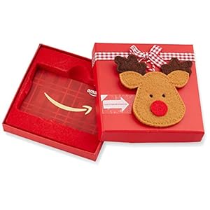 Amazon.de Geschenkkarte in Geschenkbox (Rentier)