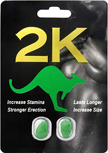 Kangarooos for Men Sexual Potency, Hard Erection, Strong Orgasm 2 Pills