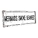 Mermaids Smoke Seaweed Metal Sign, Contemporary Beach Sign, PoolDecor