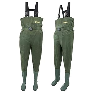 Michigan – Waders De Pêche Avec Ceinture – 100% Nylon/imperméable – Olive – Taille 39,5 à 47