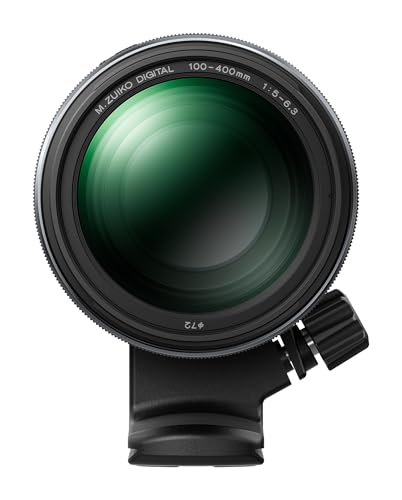 OM SYSTEM M.Zuiko Digital ED 100-400 mm F5.0-6.3 is II Telephoto Lens for Micro Four Thirds System Cameras (Olympus OM-D and Pen, Panasonic G-Series) Dust Splash Proof Black