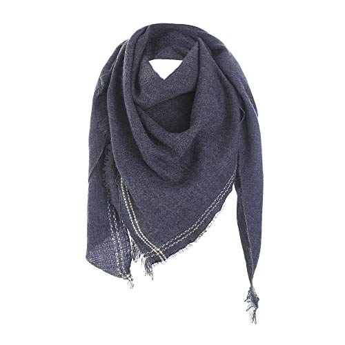 Todaies Fashion Women Classical Winter Warm Solid Long Wool Shawl Soft Neck Scarf