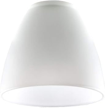 Set Of 3 Beautiful White Frosted Glass Replacement Light Shades Amazon Co Uk Lighting