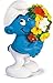 Schleich Smurf Figure with a Bouquet of Flowers