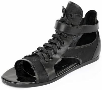 Amazon セレブシューズ メンズ 本革 牛皮 モード シンプル グラディエーター レザーサンダル ハイデザイン オシャレ 黒 ブラック 24cm 27cm 靴くつ セレブレザー ファッションサンダル Amazon セレブシューズ メンズ 本革 牛皮 モード シンプル グラディエーター レザーサンダル ハイデザイン オシャレ 黒 ブラック 24cm 27cm 靴くつ セレブレザー ファッションサンダル